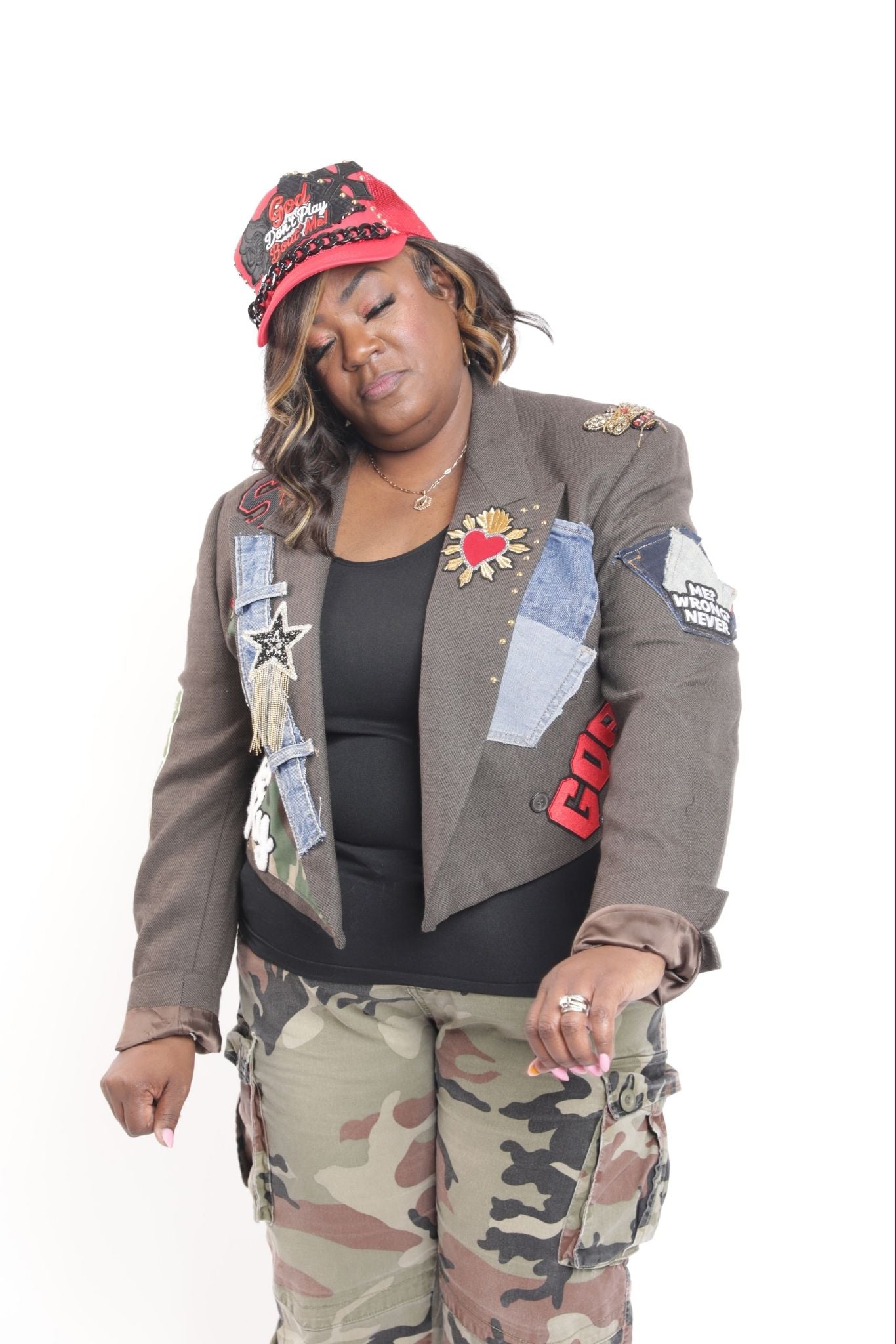 God Don’t Play About ME - RED | Signature Hats - One & Done