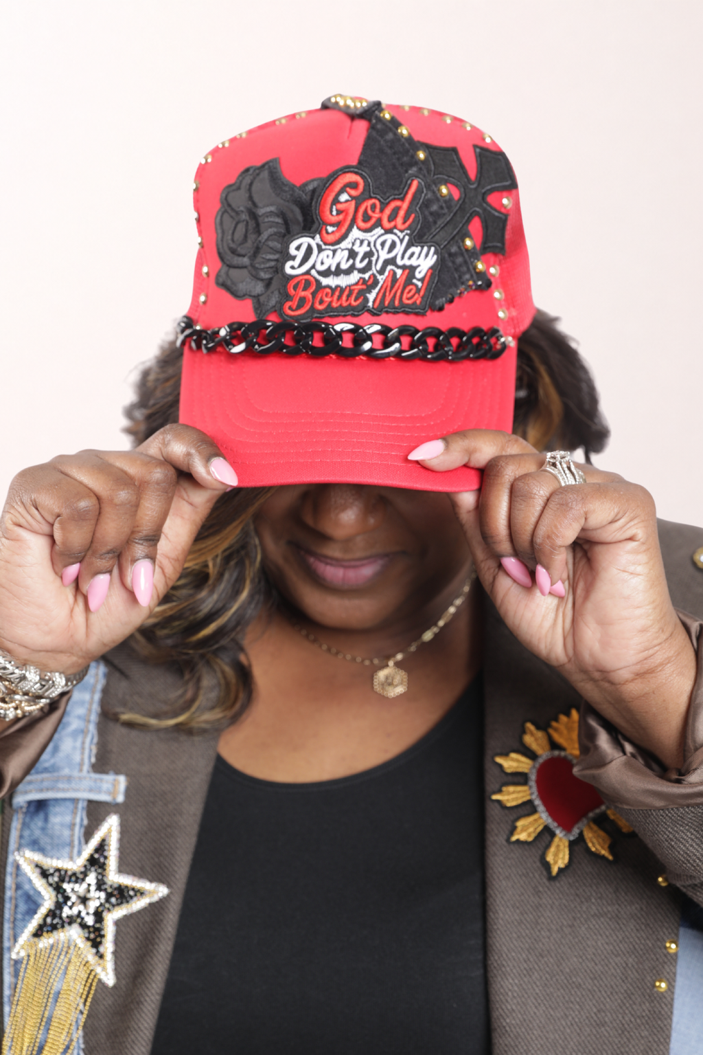 God Don’t Play About ME - RED | Signature Hats - One & Done