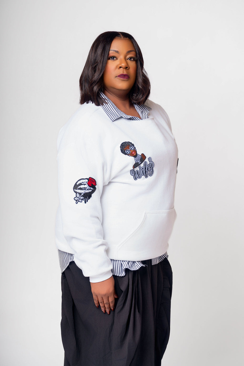 The Good Thing Embellished Sweatshirt