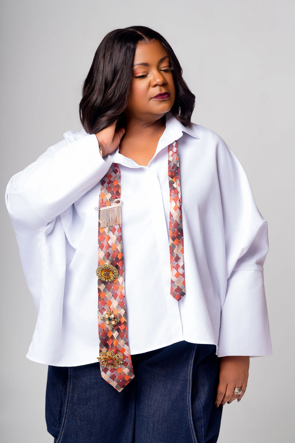 The Bound Embellished Statement Tie